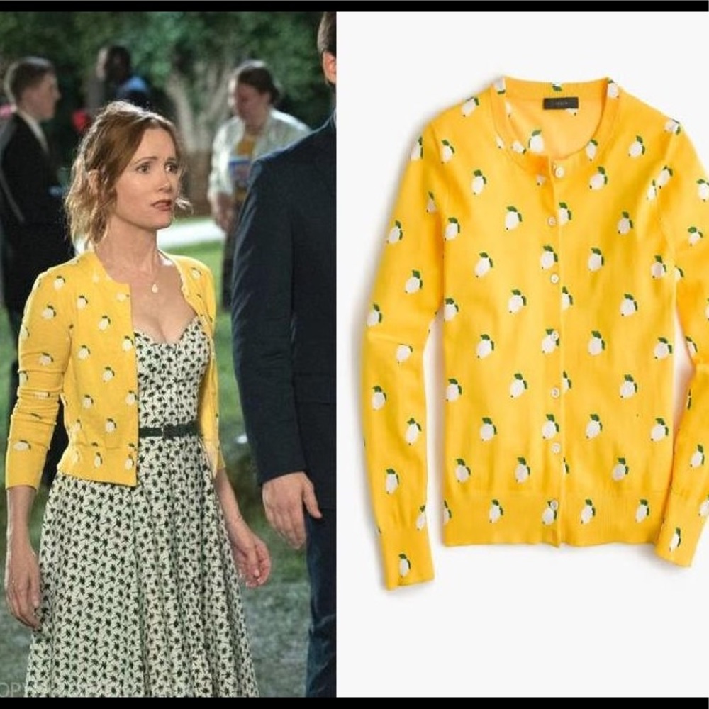 Rare! Sold out J. Crew Lemon Cardigan